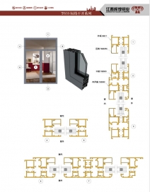 景德鎮TG55斷橋隔熱平開窗