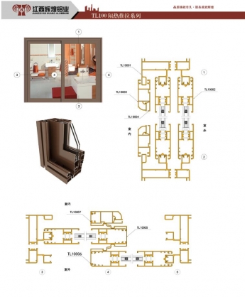景德鎮(zhèn)TL100斷橋隔熱推拉門窗